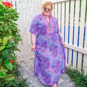 Lilly Pulitzer Rossi Caftan Swim Cover-Up